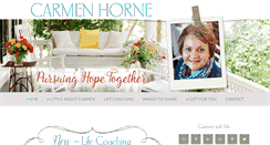 Desktop Screenshot of carmenhorne.com