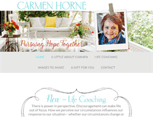 Tablet Screenshot of carmenhorne.com